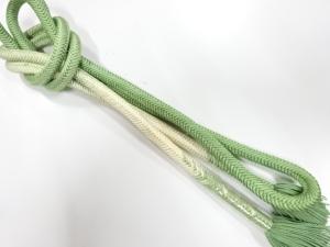 未使用品　正絹　撚り房　手組帯締め